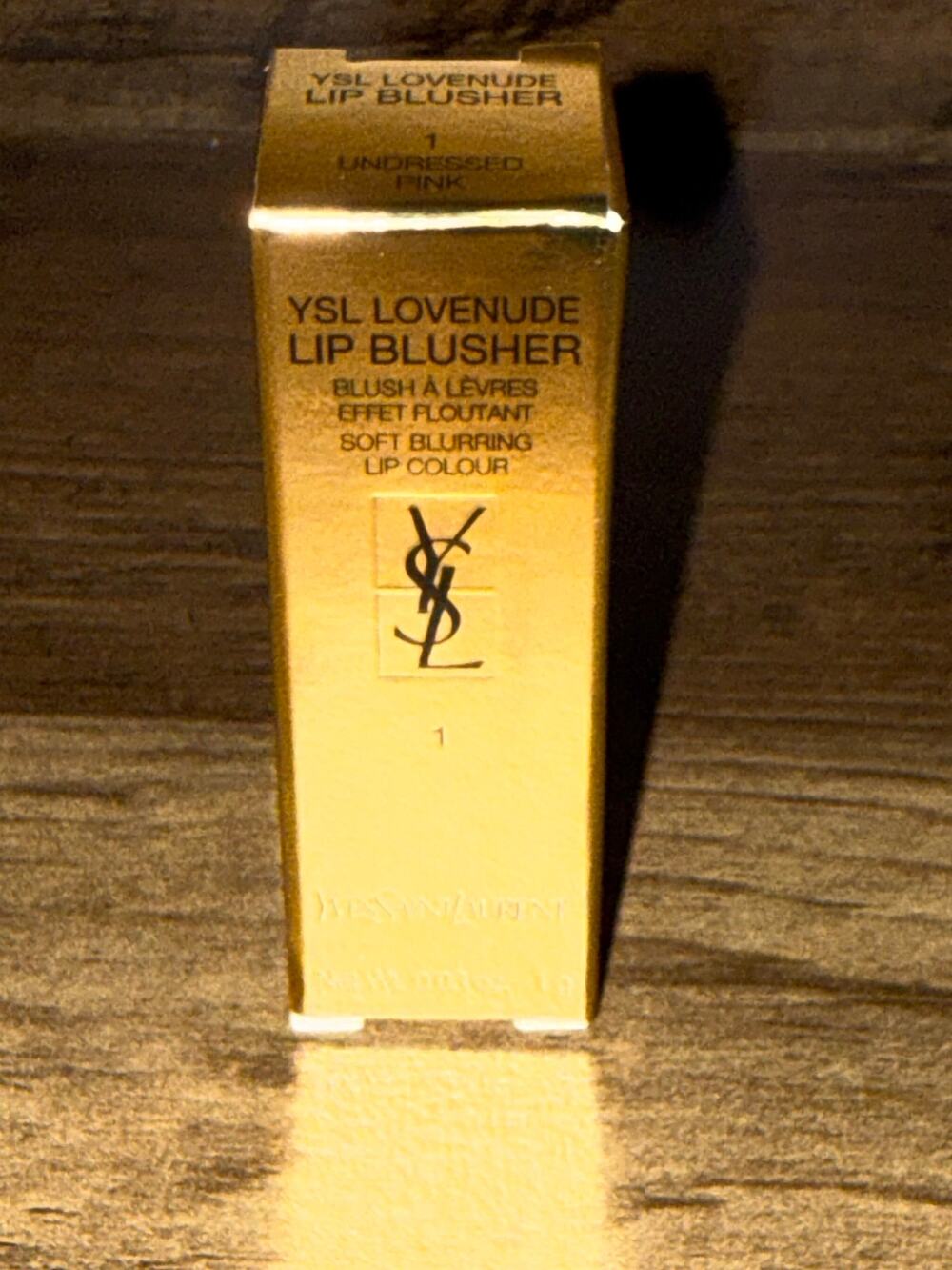 YVES SAINT LAURENT Lovenude 1 Undressed Pink Blurring Lipstick (1g Mini) NIB